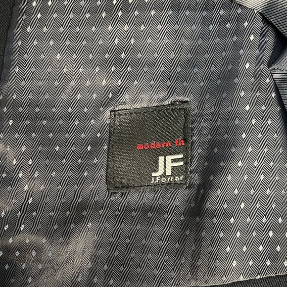 JF Ferrar Modern Fit Black Suit Vest Men’s Medium – Sleek Formalwear - Picture 8 of 9